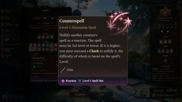 Counterspell in BG3
