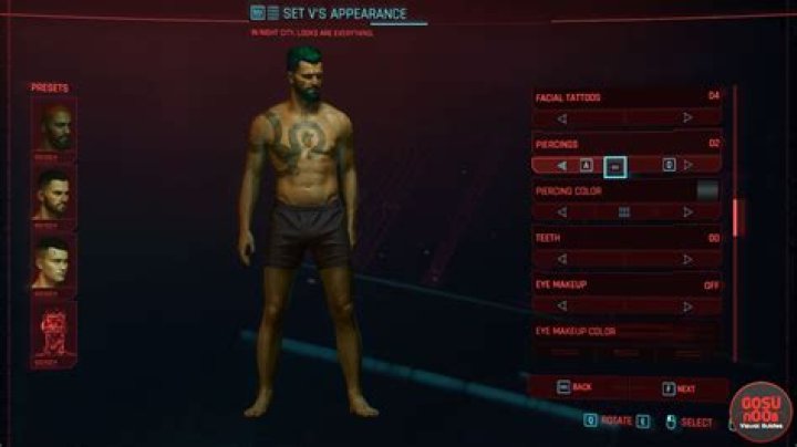 Cyberpunk 2077 change appearance