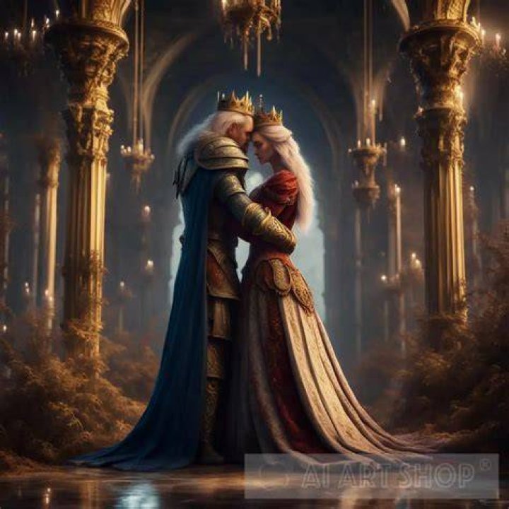 Queen hugging someone other than the king? Shame.